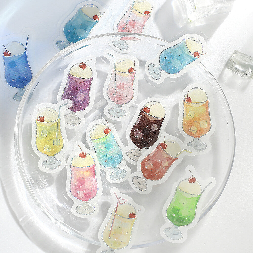 BGM Flake Stickers - Ippai Series - Cream Soda