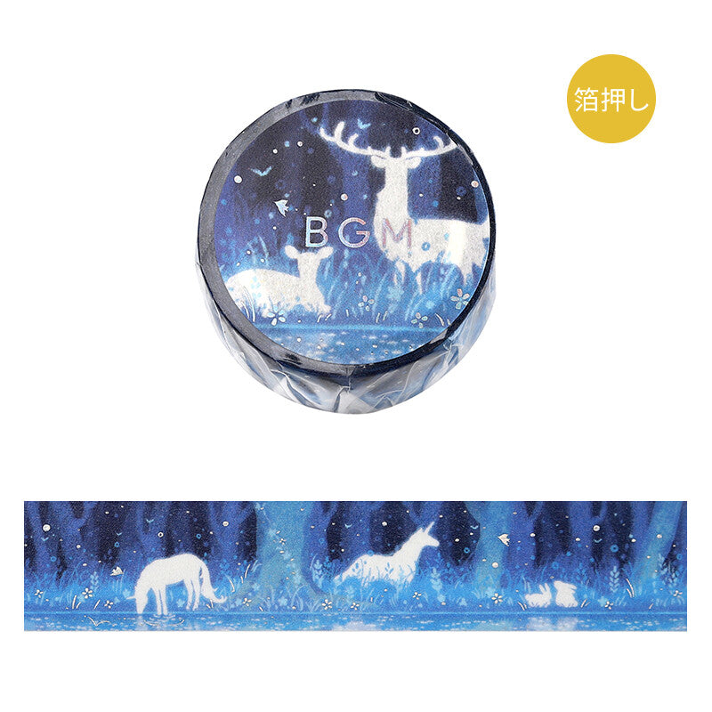 BGM Washi Tape - Hikari Forest