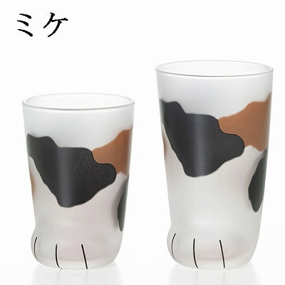 Coconeco Cat Paw Glass Gift Set - Calico Cat & Kitten