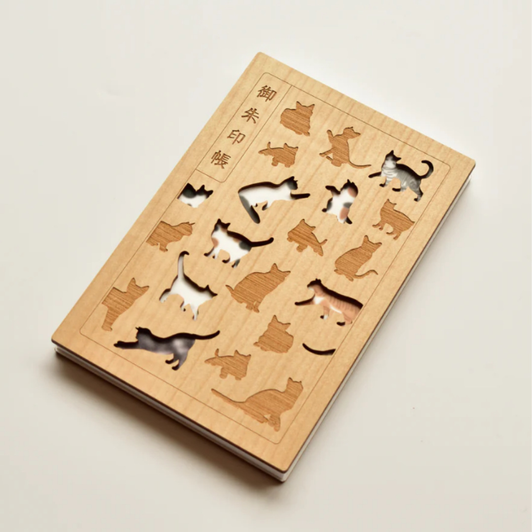 Cru-Cial Japanese Goshuin Stampbook - Cats