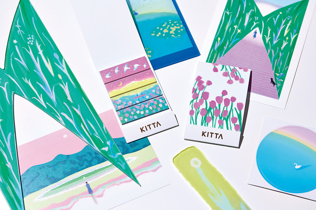 KITTA Basic Series Washi Tape Pack - Lake
