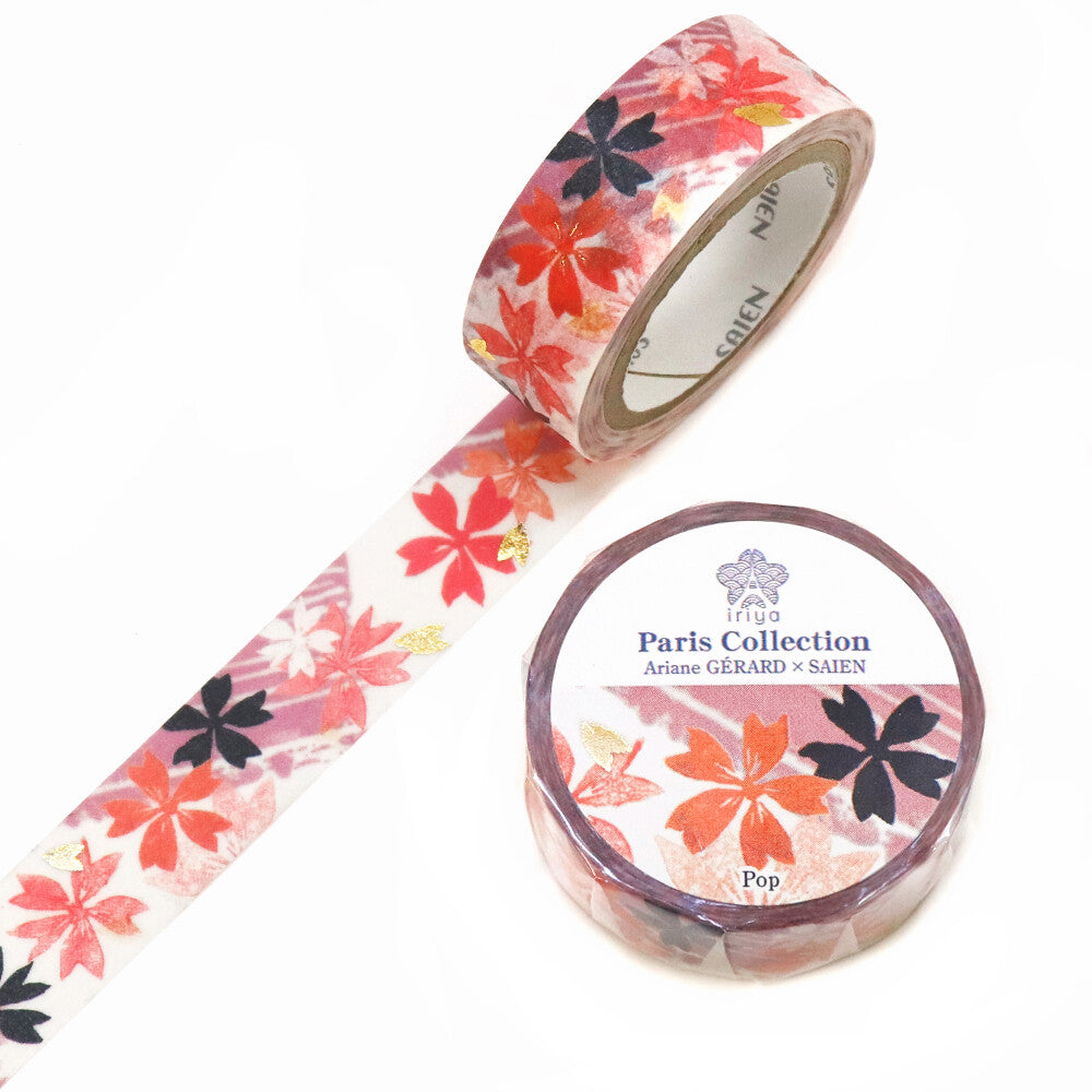 Kamiiso SAIEN x Iriya Washi Tape - Sakura - "Pop"
