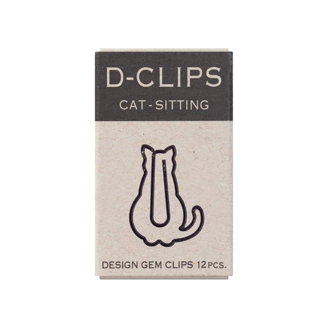 Midori D-Clips Mini Pack - Sitting Cat