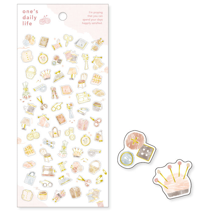 Mind Wave - One's Daily Life Sticker Pack Series - Sewing