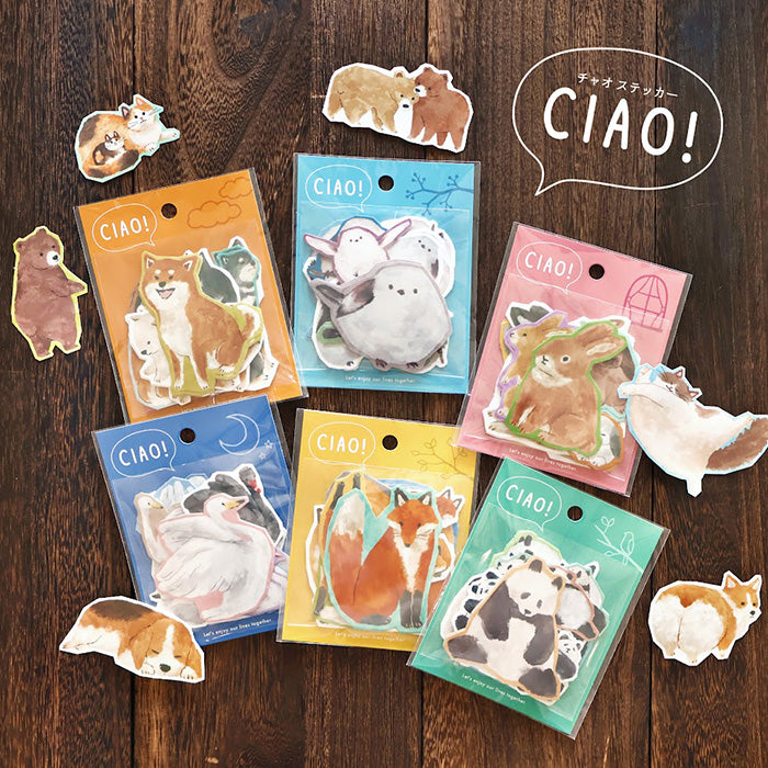 Mind Wave - Ciao Series Flake Stickers - Dogs