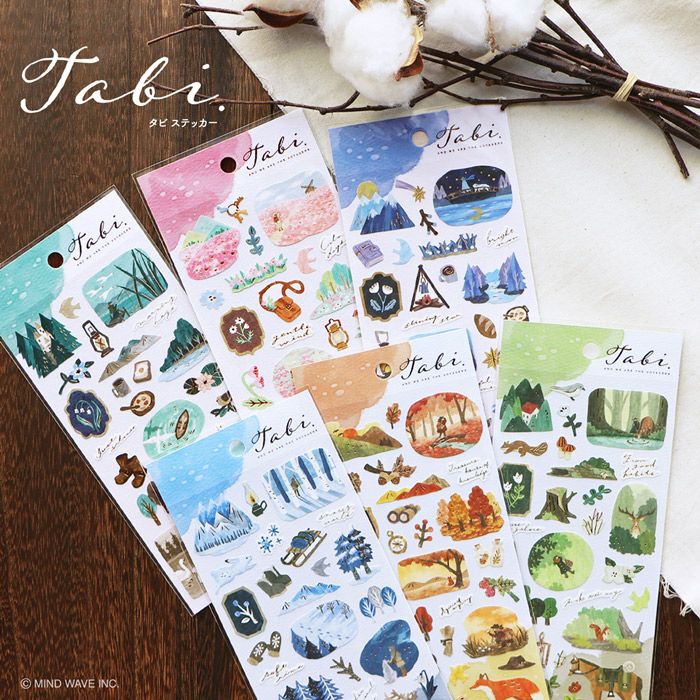 Mind Wave Sticker Pack - Tabi Series - Frozen Landscape