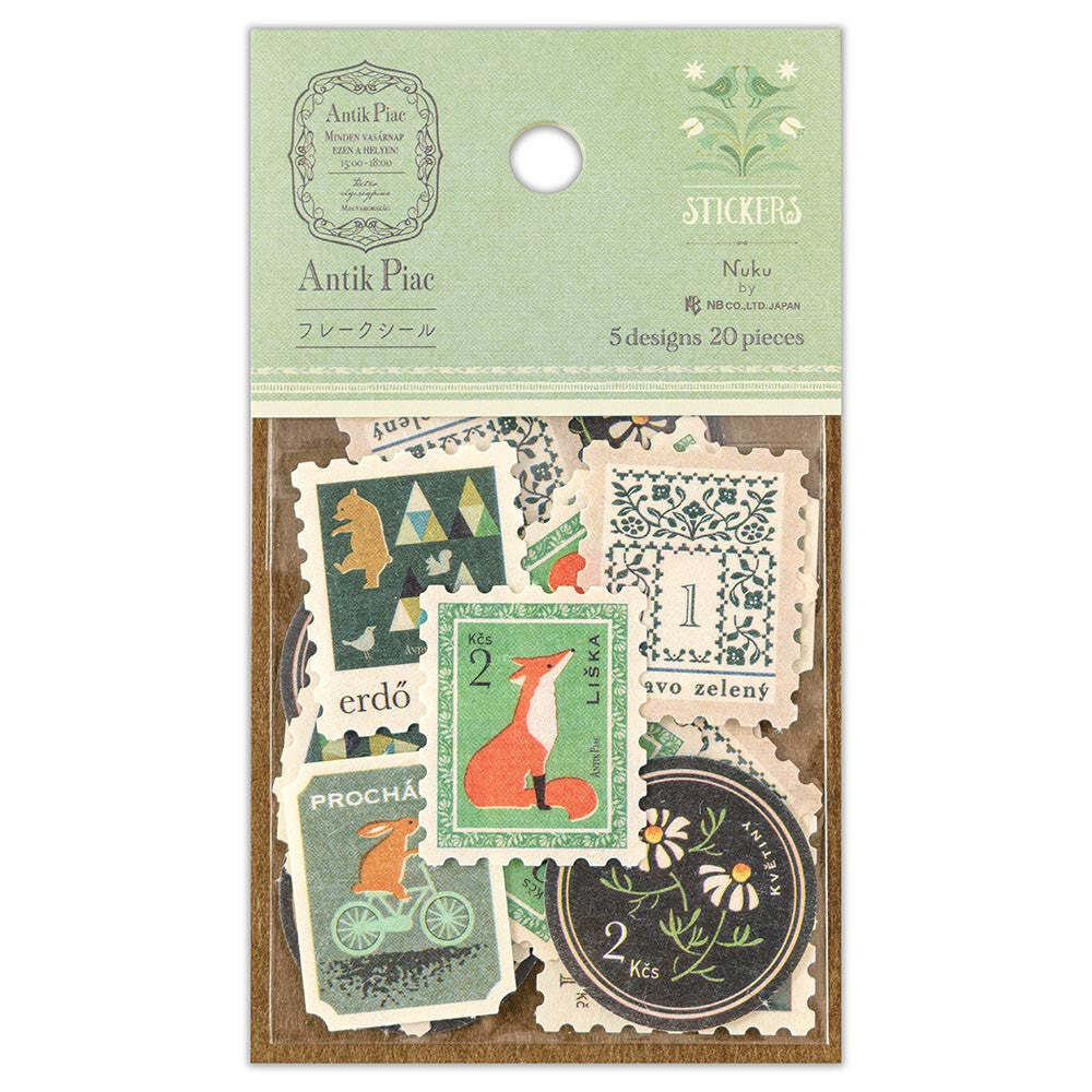 NB Japanese Flake Sticker Pack - Antik Piac - Green