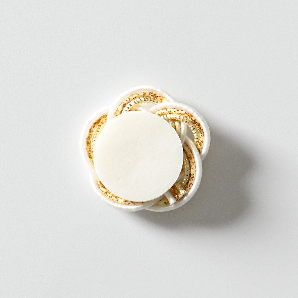 NB Mizuhiki Stickers - Ume Musubi Pattern - Gold