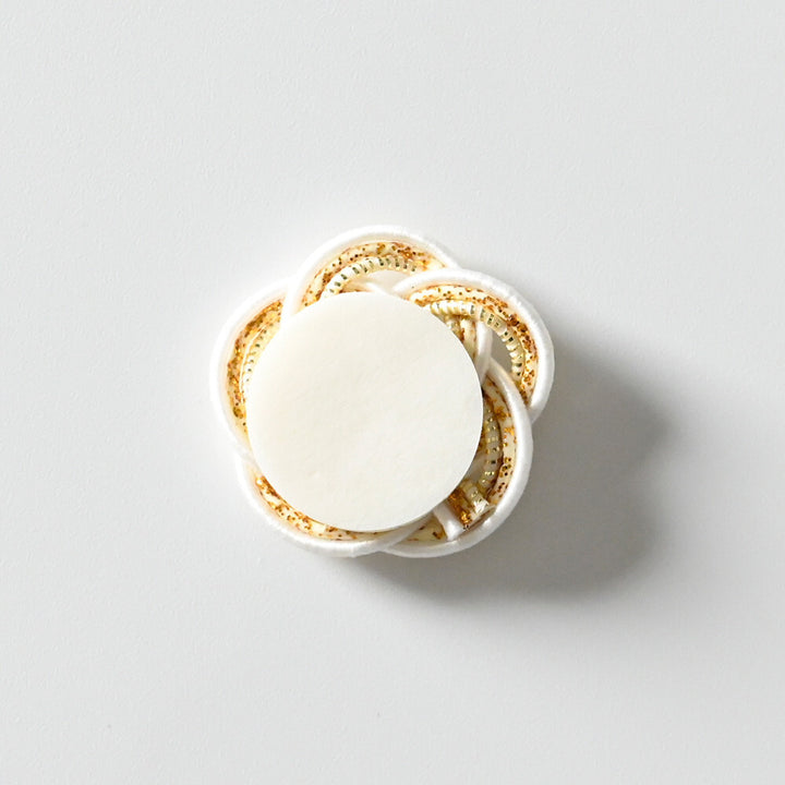 NB Mizuhiki Stickers - Ume Musubi Pattern - Gold