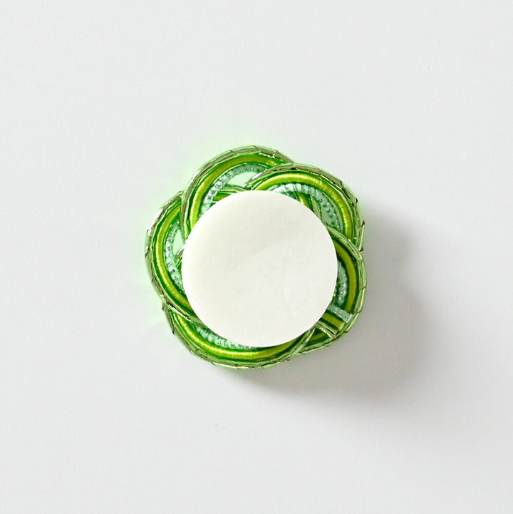 NB Mizuhiki Stickers - Ume Musubi Pattern - Green