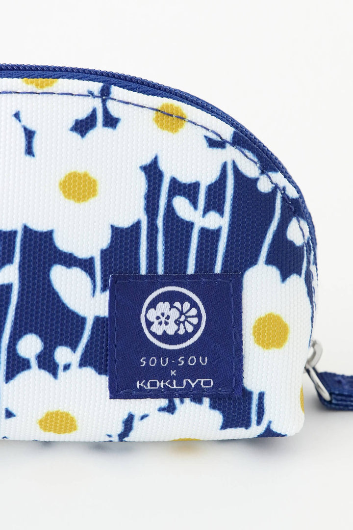 SOU.SOU x Kokuyo Pencil Case - "Basking in the Sun" Floral Print