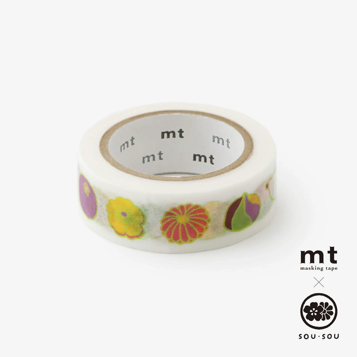 SOU.SOU x PHP - Wagashi Stationery Bundle - Washi Tape, Memo Pad & Sticker Set