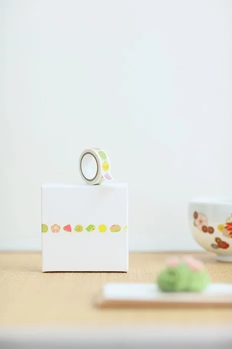 SOU.SOU x PHP - Wagashi Stationery Bundle - Washi Tape, Memo Pad & Sticker Set