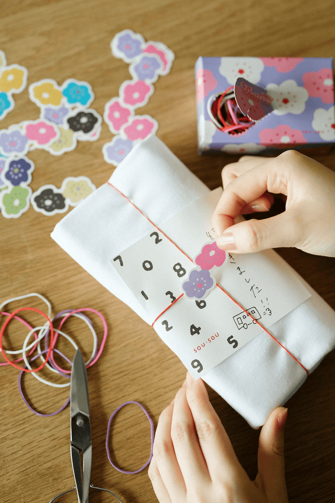 SOU.SOU x PHP Flake Sticker Pack - "Smile" Flowers