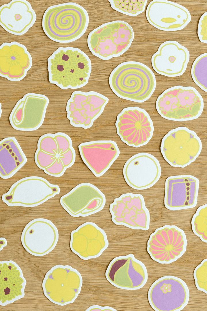 SOU.SOU x PHP Flake Sticker Pack - Wagashi