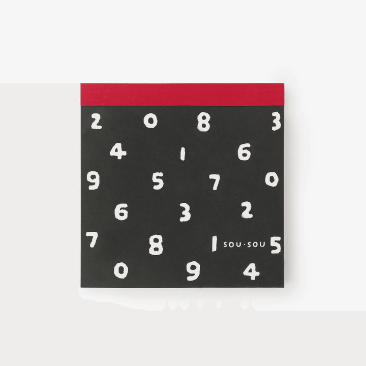SOU.SOU x PHP Memo Pad - Numbers