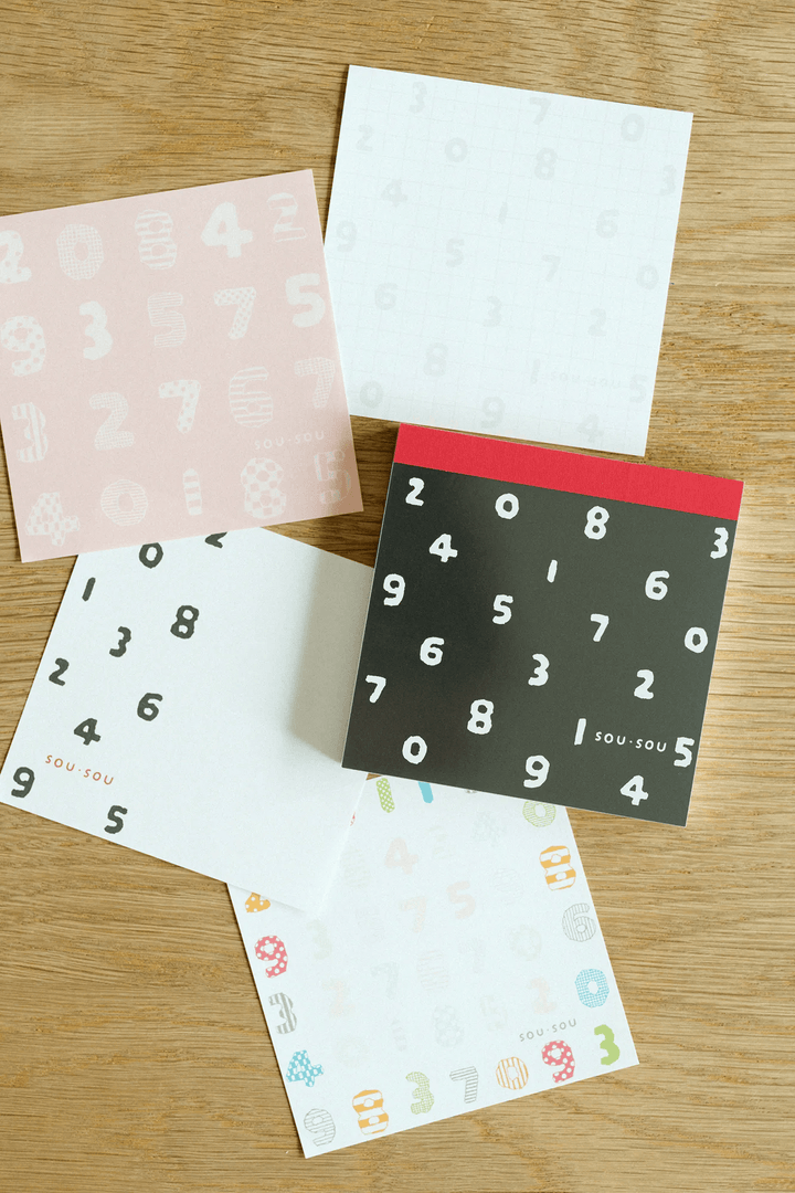 SOU.SOU x PHP Memo Pad - Numbers