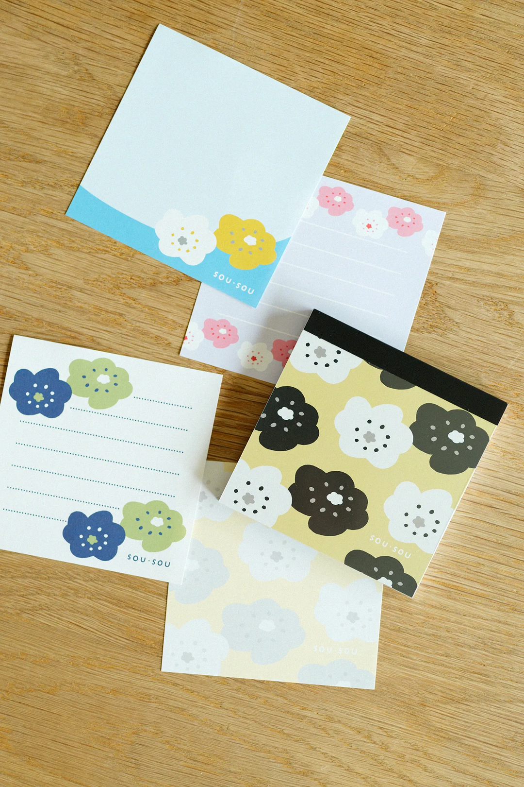 SOU.SOU x PHP Memo Pad - "Smile" Floral
