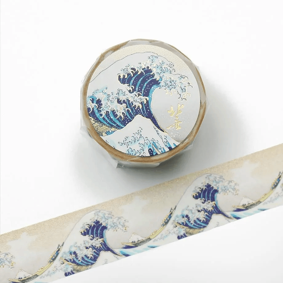 Hyogensha Washi Tape - Hokusai - Great Wave off Kanagawa
