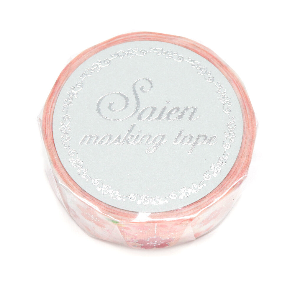 Kamiiso SAIEN Washi Tape - Pink Sakura
