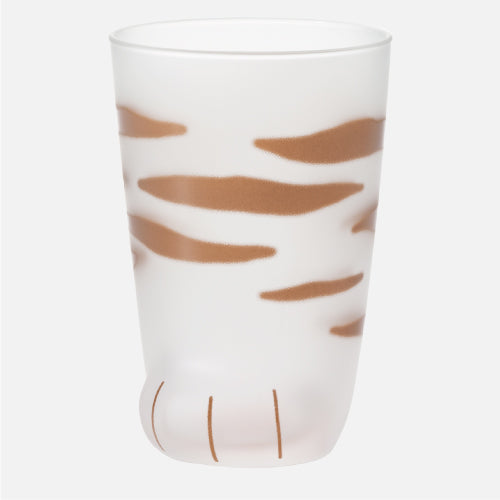 Coconeco Cat Paw Glass - Brown Tabby Cat