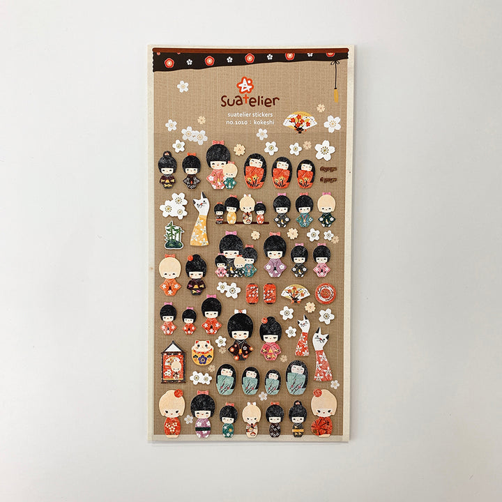 Suatelier Sticker Pack - Kokeshi #1010