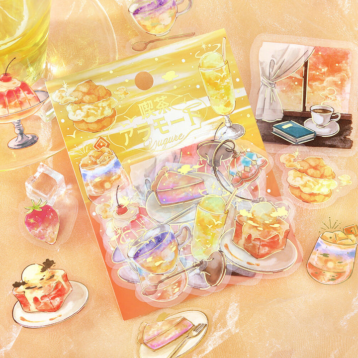 BGM Flake Stickers - Cafe a la Mode Series - Sunset