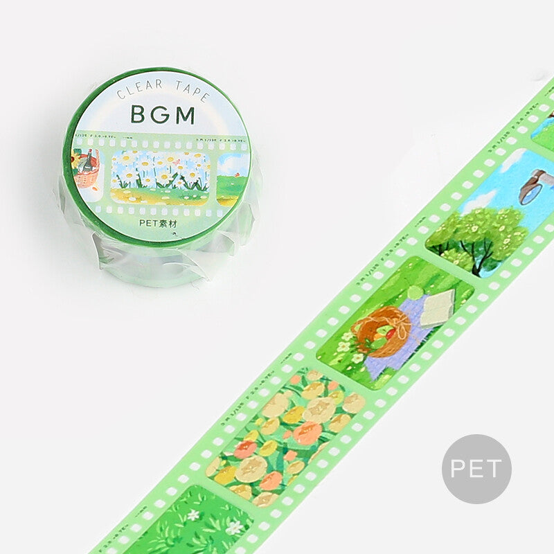 BGM Clear Tape - Green Film