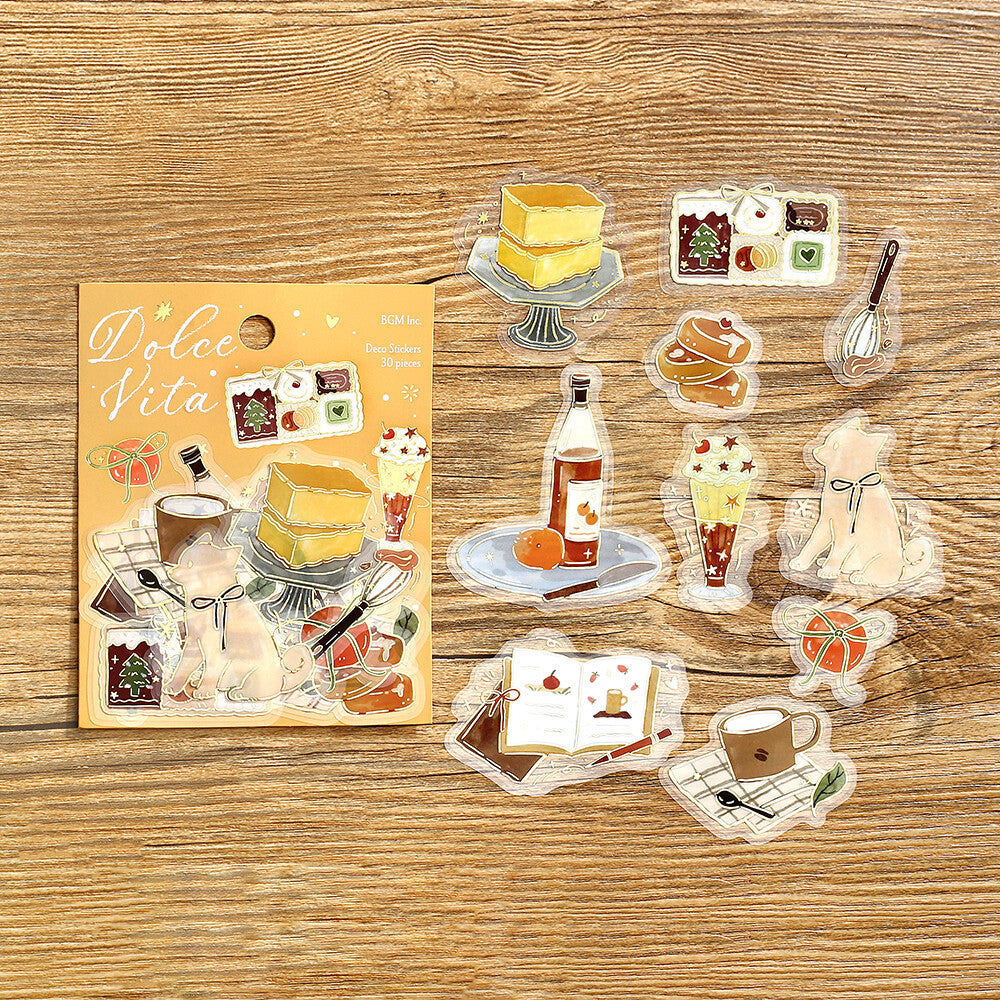 BGM Flake Stickers - Dolce Vita Series - Sweet Recipes
