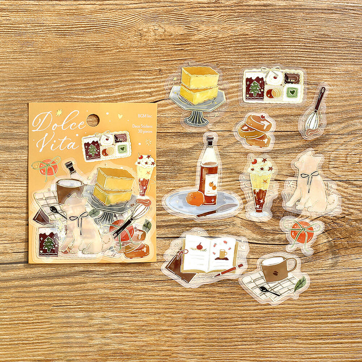 BGM Flake Stickers - Dolce Vita Series - Sweet Recipes