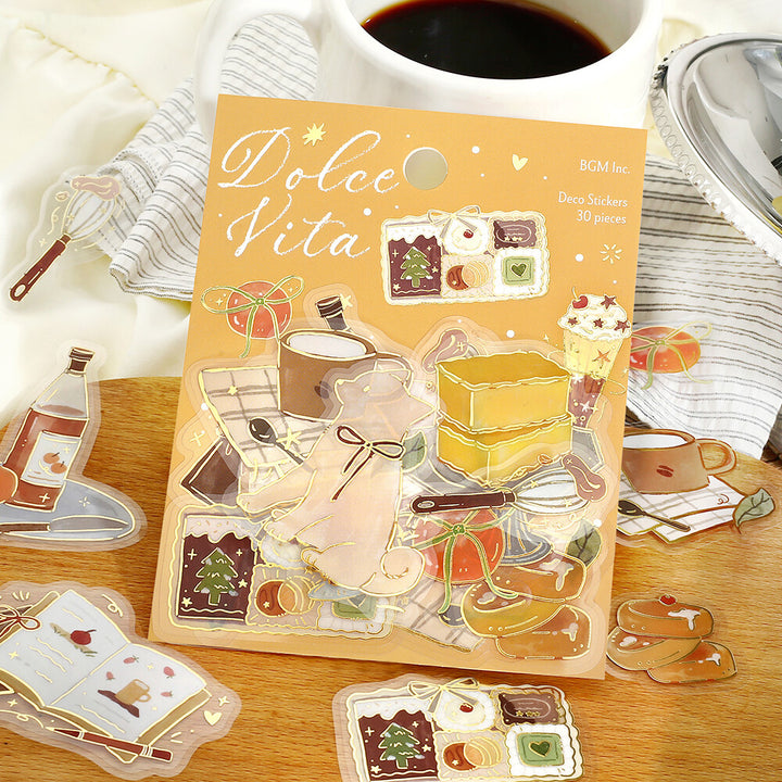 BGM Flake Stickers - Dolce Vita Series - Sweet Recipes