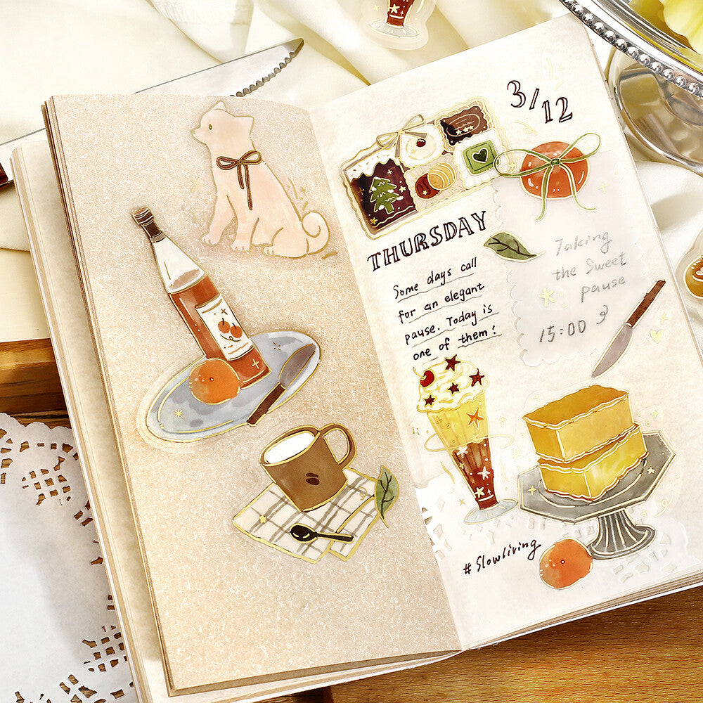 BGM Flake Stickers - Dolce Vita Series - Sweet Recipes