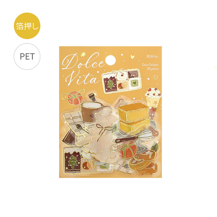 BGM Flake Stickers - Dolce Vita Series - Sweet Recipes