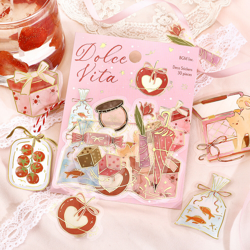 BGM Flake Stickers - Dolce Vita Series - Gifts