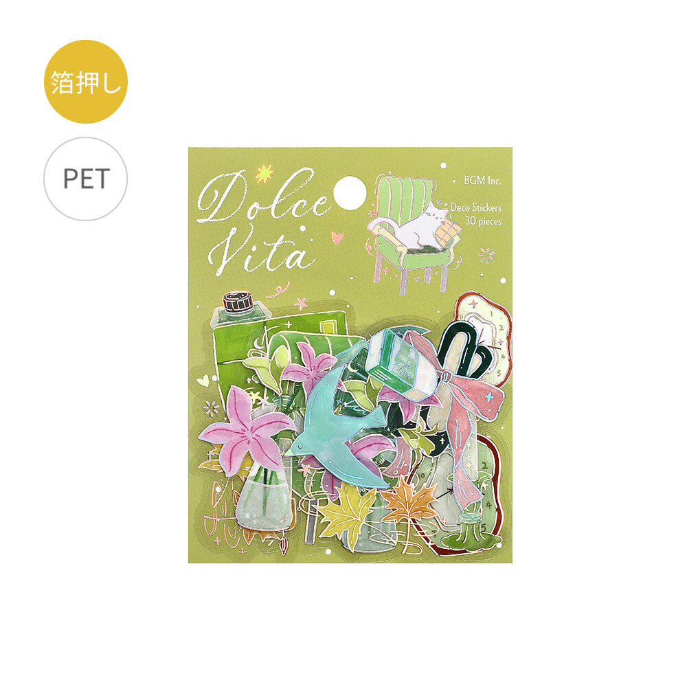 BGM Flake Stickers - Dolce Vita Series - Letter of Happiness