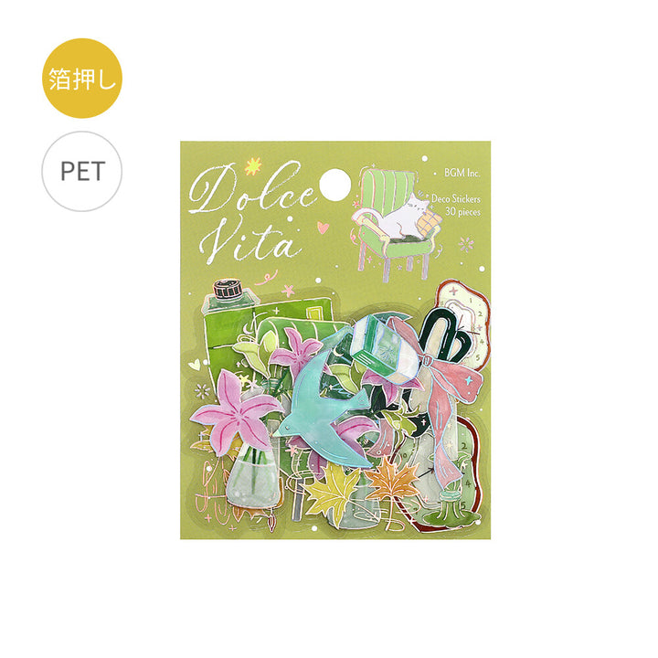 BGM Flake Stickers - Dolce Vita Series - Letter of Happiness