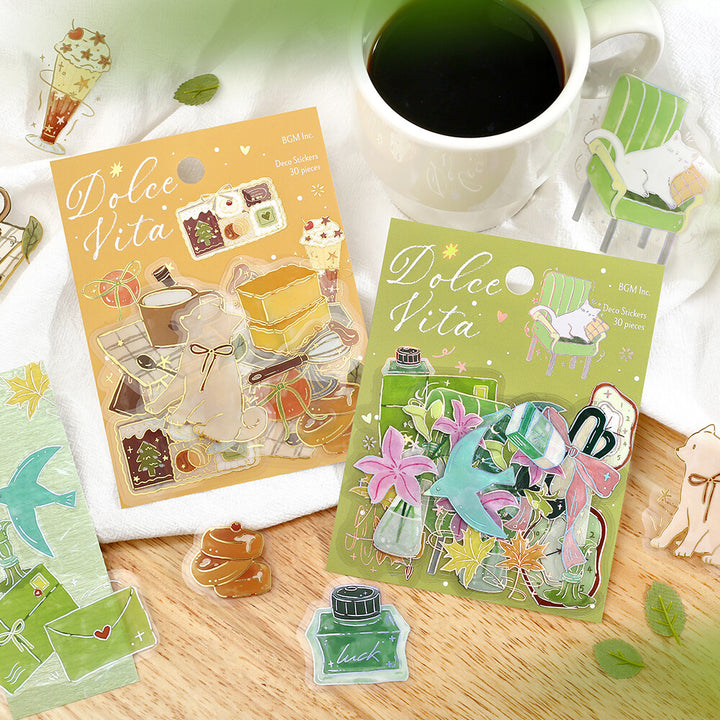 BGM Flake Stickers - Dolce Vita Series - Letter of Happiness