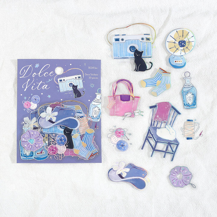 BGM Flake Stickers - Dolce Vita Series - Slice of Life