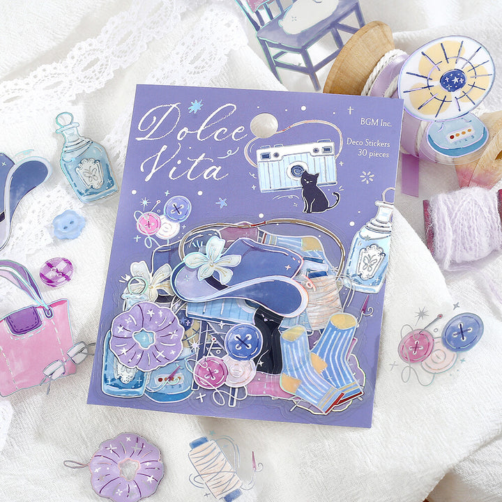 BGM Flake Stickers - Dolce Vita Series - Slice of Life