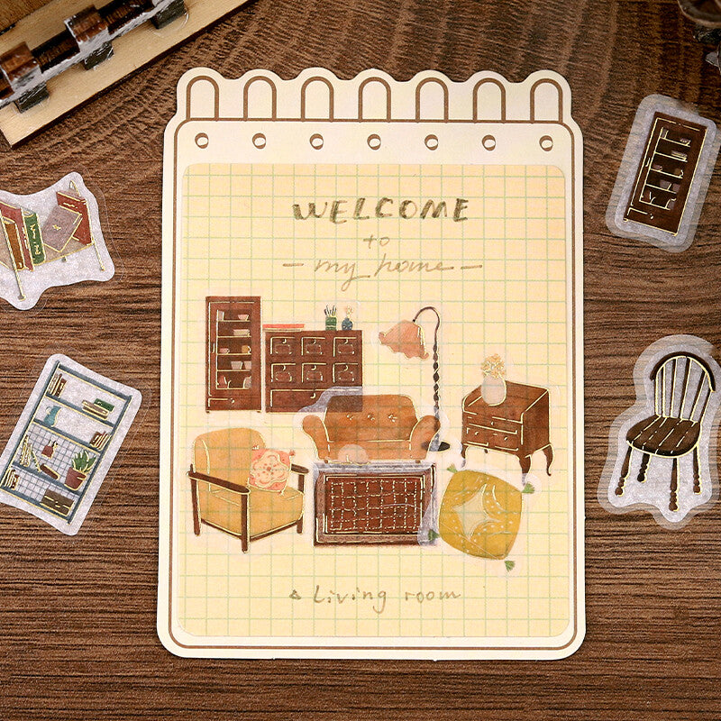 BGM Flake Stickers - Aozora Nominoichi Series - Interior Design Shop