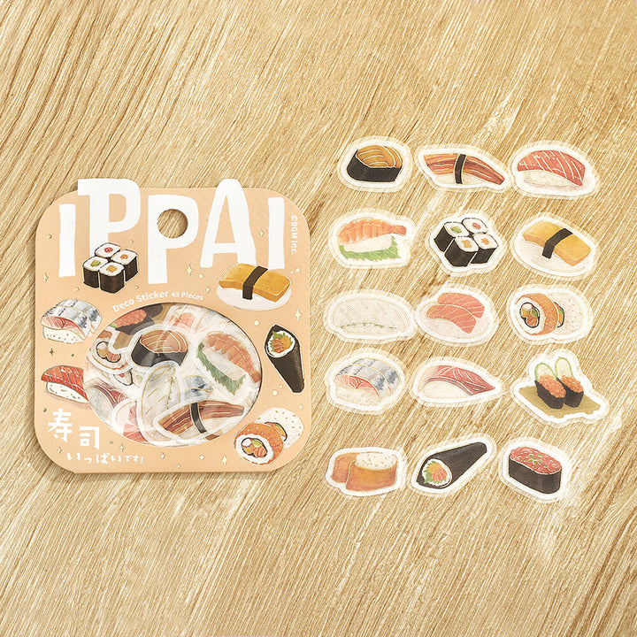 BGM Flake Stickers - Ippai Series - Sushi