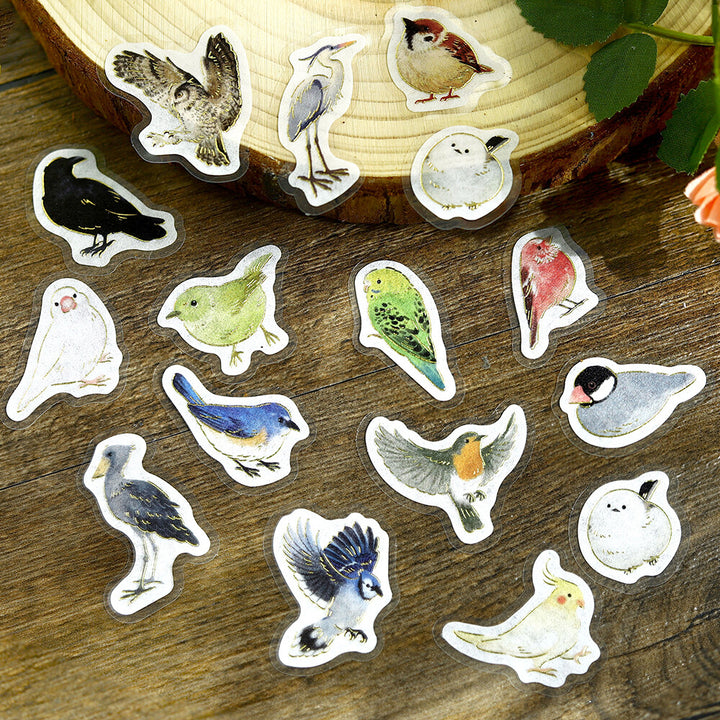 BGM Flake Stickers - Ippai Series - Birds