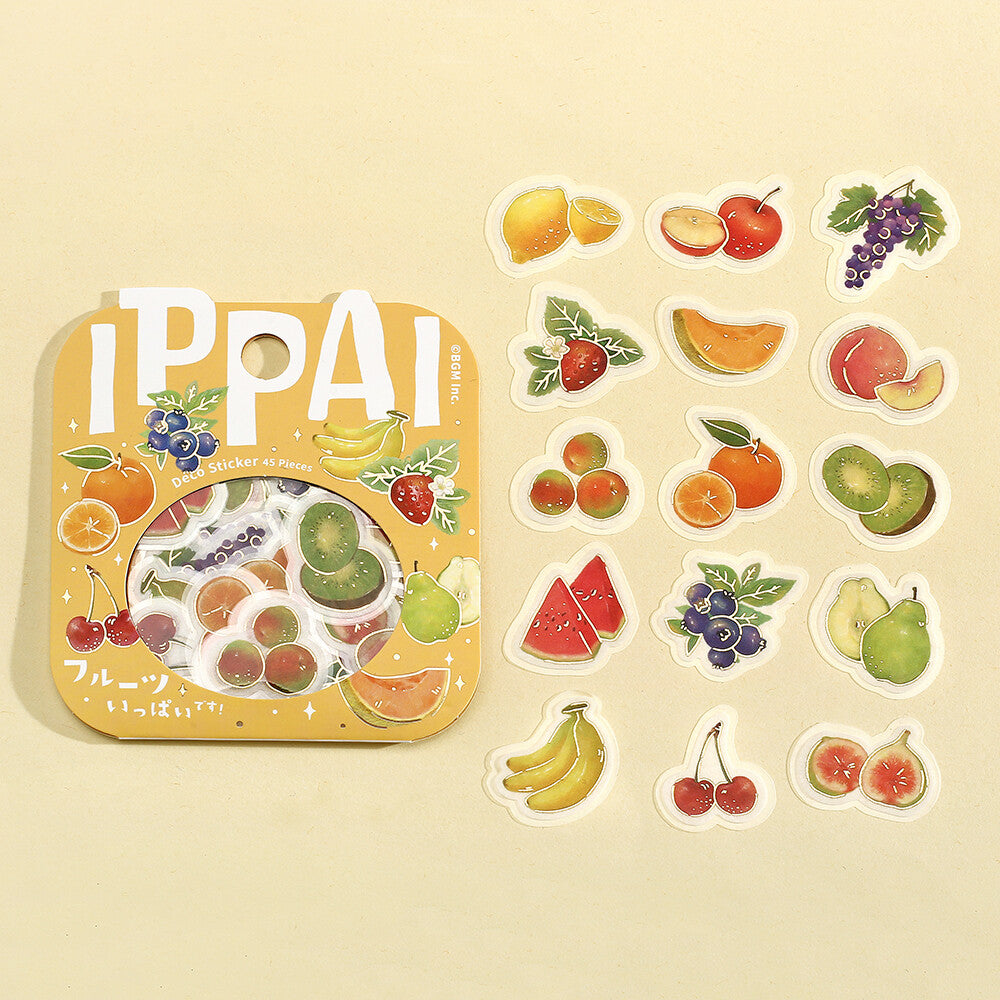 BGM Flake Stickers - Ippai Series Vol 5 - Fruits