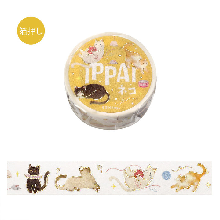 BGM Washi Tape - Ippai Series - Cats