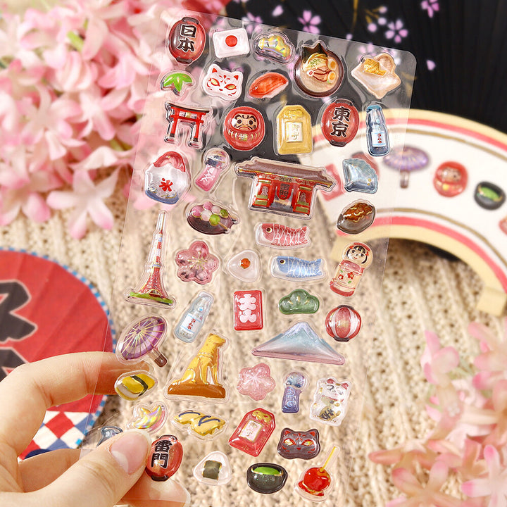 BGM Kyururun Sticker Sheet - Tokyo