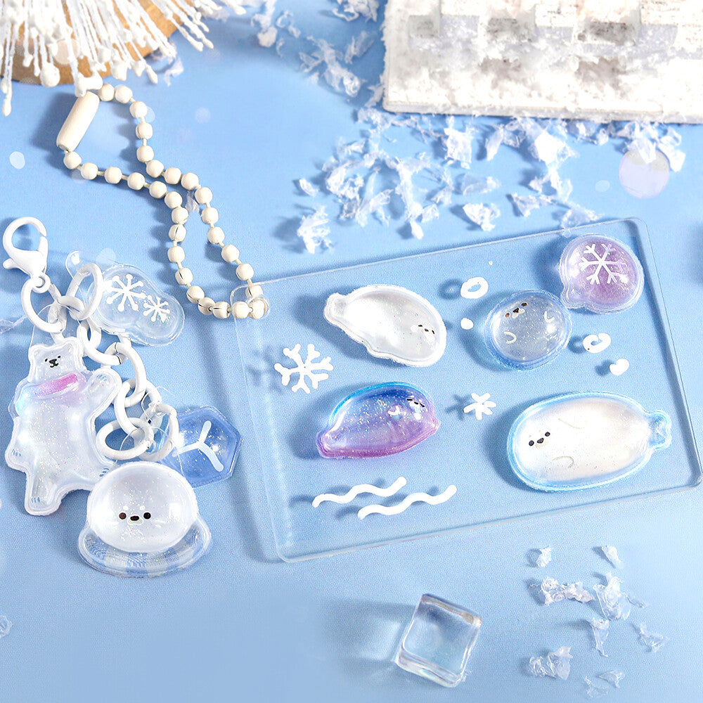 BGM Kyururun Sticker Sheet - Polar Animals