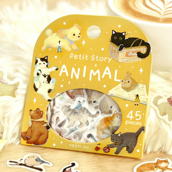 BGM Flake Stickers - Petit Story Series - Animals