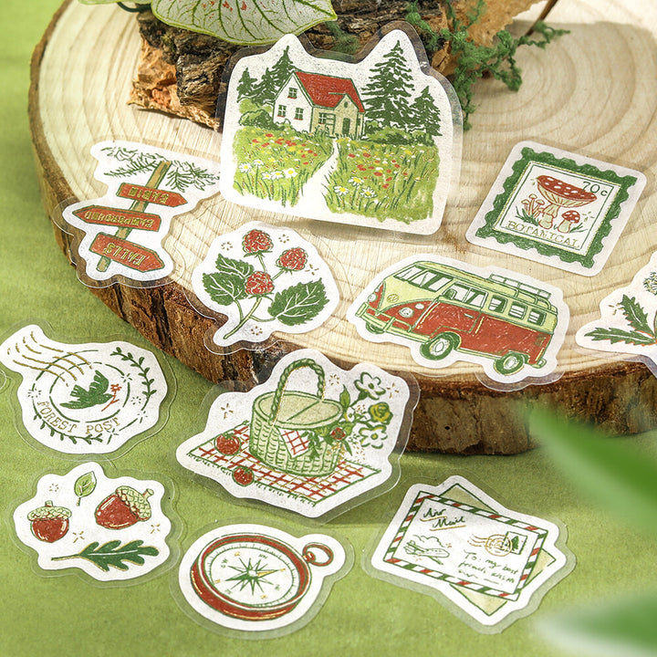 BGM Flake Stickers - Pieces of a Journey - Into the Forest