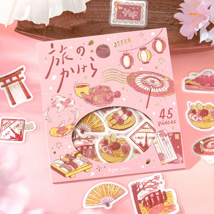 BGM Flake Stickers - Pieces of a Journey - Japan