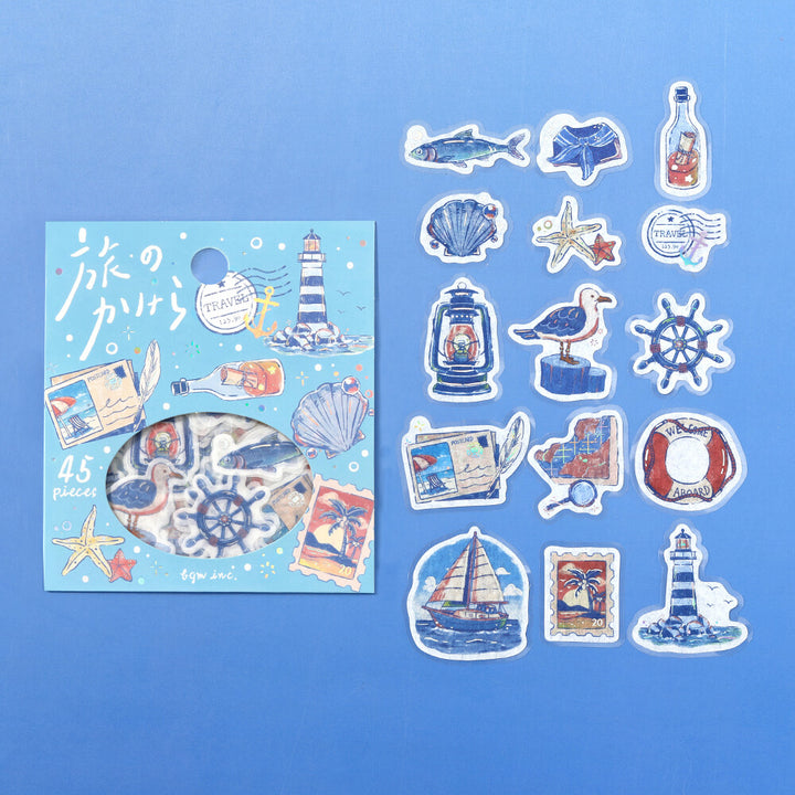 BGM Flake Stickers - Pieces of a Journey - Seaside